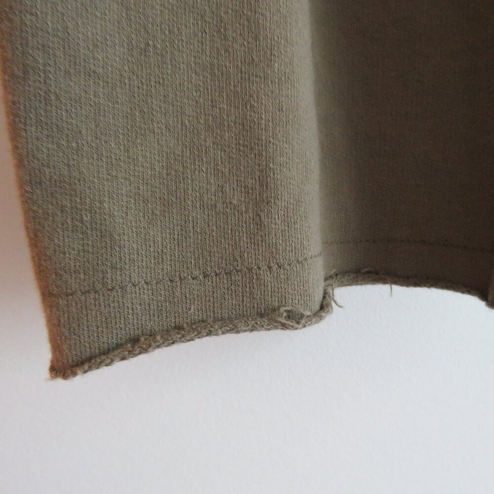 ACACIA Dublin Pant in Moss Green Size S Cotton Raw Hem Casual Travel Vacation - Picture 12 of 16